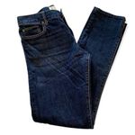Abercrombie & Fitch  Medium Rise Straight Leg Dark Wash Jeans Denim Size 24/00 Photo 3