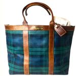 Ralph Lauren  Black Watch Plaid Oversized Travel Work Carry-On Shoulder Bag 40cm Photo 0