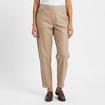 Spanx  Vegan Leather Straight Cigarette Leg Pants Toffee Beige Sz XL Photo 1