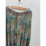 Catherine Malandrino  Womens Paisley Satin Maxi Skirt Size L Boho Gypsy Hippie Photo 3
