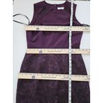 Calvin Klein  Aubergine Sleeveless Sheath Dress Lace Skirt Sz 8 Photo 8
