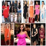 Cushnie et Ochs Draped Silk Cutout Dress in Royal Purple Photo 12