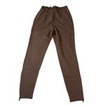 Universal Standard NWT Universal Standard SZ 4XS (00-0) Elastic Waist Zip Ankle Brown Pants Pocket Photo 2