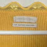 Urban Outfitters  Lace Trimmed Yellow Top size S Photo 5