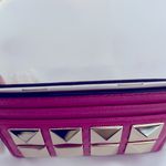 Michael Kors Jet Set Charm small chain ID card case Wild Berry NWT Photo 6