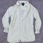 Tahari 100% Linen Longline Button Down Photo 0