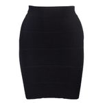 BCBGMAXAZRIA  Black Simone Alexa Bandage Mini Skirt Small Y2K Bodycon Photo 1