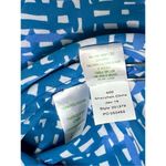 Lilly Pulitzer Iona Top Mr Peacock Blue Plant One on Me Sleeveless Fitted MEDIUM Photo 8