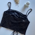 WAYF X Emma Rose Cinched Crop Sequin Top NWOT Photo 6