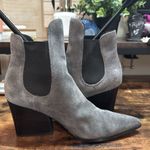 Kendall + Kylie  Gray suede heeled booties size 7 Photo 5