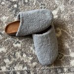 Nicole Miller  Womens Faux Fur Slide On Bondy Clogs Natural Gray Size 9 Photo 1