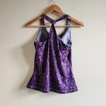 Nike PRINTED KNIT TANK TENNIS PURPLE WOMENS SIZE S ATHLETIC RACERBACK Photo 1