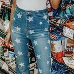 Amazing Lace Star Print Flare Jeans Photo 0