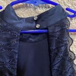 Macy's  Navy Blue Two Piece Short Dress Photo 3