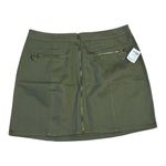 Charlotte Russe  Olive Green Minj Moto Skirt NWT Photo 2