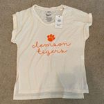 Pressbox Brand new Clemson tigers size small white cream t shirt  short sleeve Photo 0