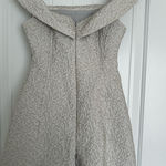 Jonathan Simkhai Textured Romper Size 4 Gray Photo 1
