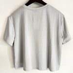 Freshman cropped Tshirt, graphic “Fries before Guys”, light grey, size L , NWT Gray Size L Photo 5