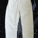 DSQUARED2 White Denim Factory Distressed Boyfriend Cropped Jeans Size 8 Photo 5