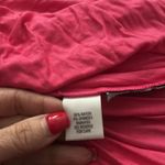 Dana Buchman  size 10 maxi Vibrant Pink dress halter side slits nwot rayon flowy Photo 7