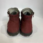 Jbu  by Jambu Juno maroon faux leather ankle boots women’s size 7 casual winter Photo 3