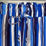 Gibson Petite Sugarplum Portofino Seastripe Midi Skirt Size PS Photo 5