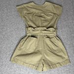 Marissa Webb Collective Olive Green Canvas Romper Womens Size 6 Photo 6