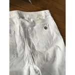 Michael Kors  White Denim Izzy Cropped Skinny Size 12 Photo 3