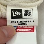 NCAA UCLA Bruins White Blue Striped Knit Cuffless New Era Women’s Beanie Hat Cap Photo 3