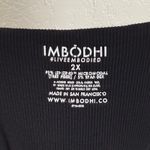 IMBŌDHI Hana Jumpsuit 2.0 Ribbed Black Wide Leg Size 2X Photo 3
