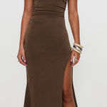 Princess Polly  Brown Rios Maxi Dress Photo 0