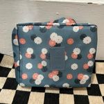 Floral Travel Toiletry Bag Blue Photo 0