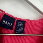 American Vintage Vintage Y2K Pink Cropped Cottagecore Tank Top Size Large Early 2000s Photo 4