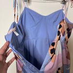 Hutch Arielle Maxi Spaghetti Strap Dress in Peri Floral Geo pink blue sz 8 Photo 8