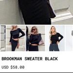 Princess Polly Cropped Sweater Photo 2