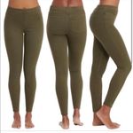 Spanx  Ankle Olive Green Jeanish Denim Jeans Size Medium Photo 7