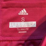 Adidas Climalite leggings ankle red S pockets wide waistband pocket Photo 9