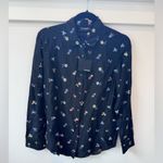 The Kooples Embroidered Floral Button Down Size XS NWT Semi Sheer Photo 5