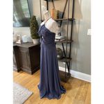 Likely Runa Halter Maxi Gown Night Shadow Blue Womens Size 10 Photo 7