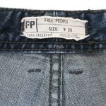 Free People  Womens 28 Distressed Crop Straight Jean Photo 8