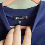 Missguided  Highneck Longsleeve Tee Shirt Mini Dress in Navy Blue size 4 Photo 1