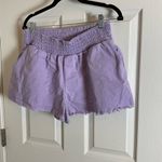 Wild Fable Women's High-Rise Woven Pull-On Shorts -  Lavender size medium Photo 1