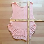 Free People We The Free by  Pink Sleeveless Ruffle Hem Top - XS Photo 6