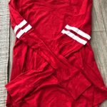 PINK - Victoria's Secret Victoria’s Secret Pink Varsity Stripe Long Sleeve Baseball Tee Shirt Top Large Photo 2