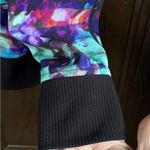 Athleta EUC Floral Fade Bombtastic Zip Front Top / Jacket Photo 6