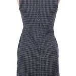 Banana Republic Houndstooth Midi Dress Blue Black 0 Professional Business Casual Photo 1