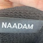 NADAAM Cable Knit Sleeve Henley Hoodie Black XS Wool Cashmere Photo 5