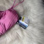 Isabella Rose Pink Smocked One Piece Strappy Swimsuit NWT Size M Photo 1