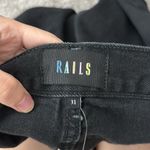 Rails NWT  The Atwater Slouchy Straight High Rise Boyfriend Jeans in Black Photo 6