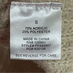 Pink Rose Women’s  Light Weight Long Sleeve Knit Sweater Tan Size Small Cream Photo 6